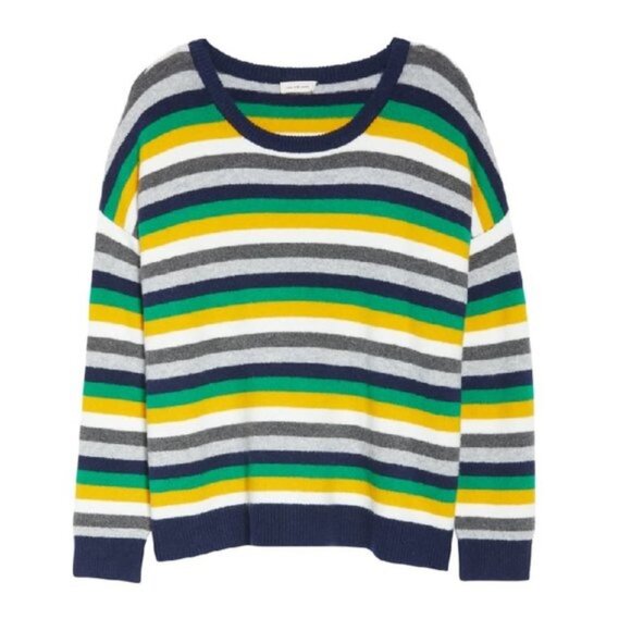COURT & ROWE Multistripe Crewneck Sweater - Picture 3 of 3